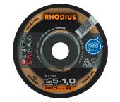 Rhodius 204621 PROline ll XT38 Trennscheibe - Extra dünn - 125 x 22,23 x 1,0mm - Rostfreier Stahl / Stahl - 204621